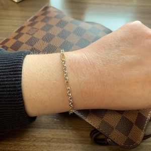 🤍LAGOS multi link bracelet with 18k gold